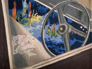 cruise control - Susan Hart Henegar - Tapestries & Custom Textiles