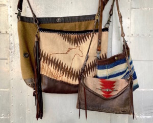 historic textile bags - Susan Hart Henegar - Tapestries & Custom Textiles