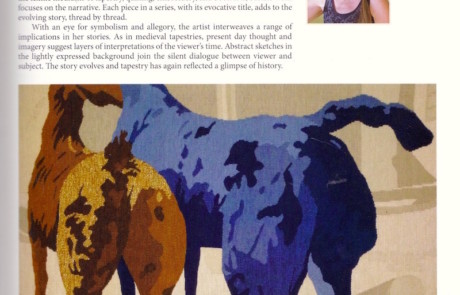 horses - Susan Hart Henegar - Tapestries & Custom Textiles
