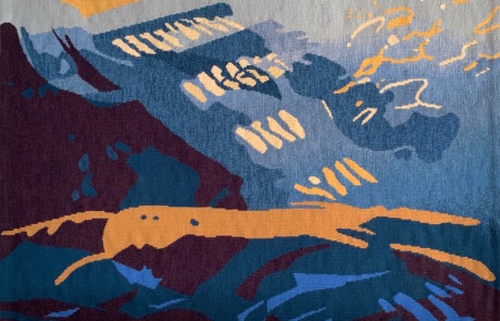 where cloudshadows walk - Susan Hart Henegar - Tapestries & Custom Textiles